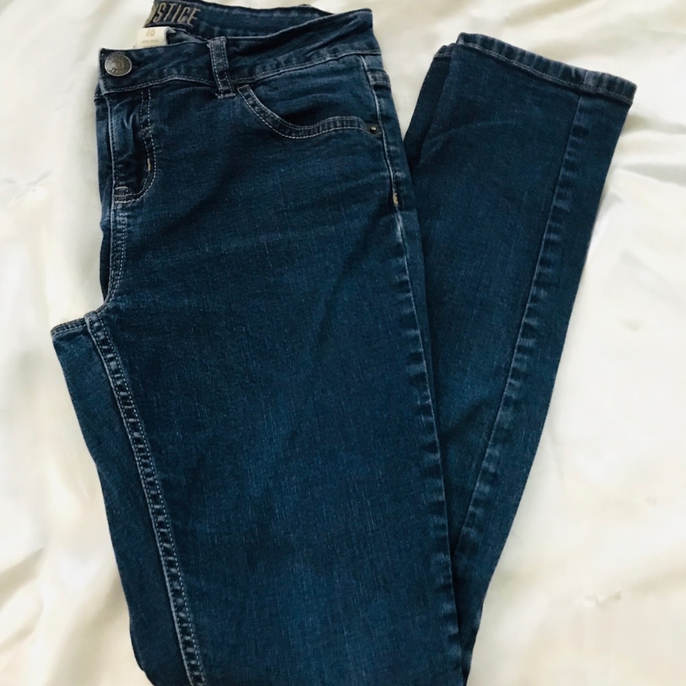 Justice mid rise super skinny